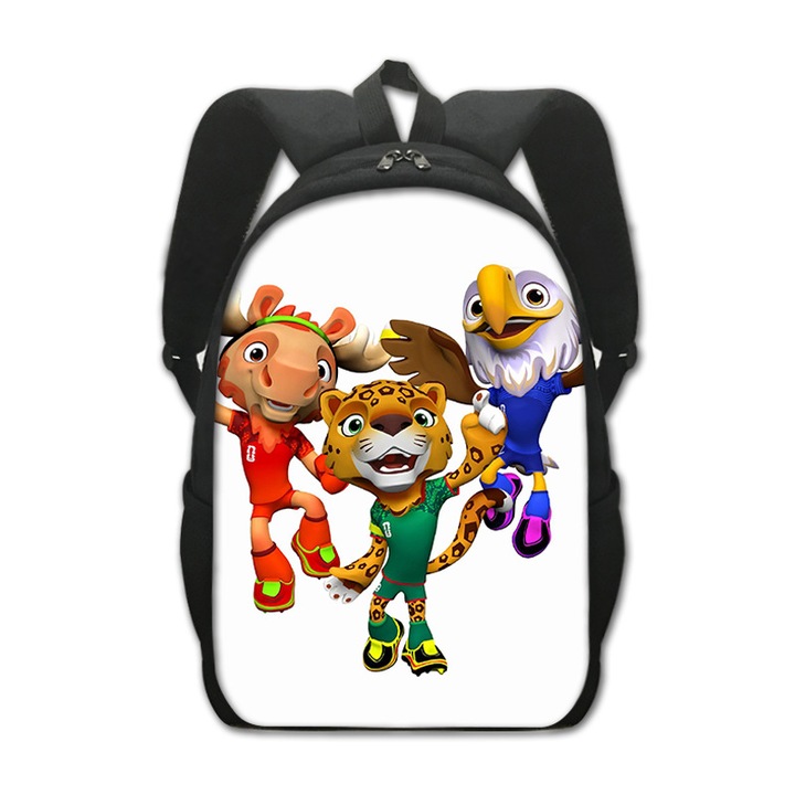 Focilabda hátizsák, USA-Kanada-Mexikó Világkupa, poliészter, 05