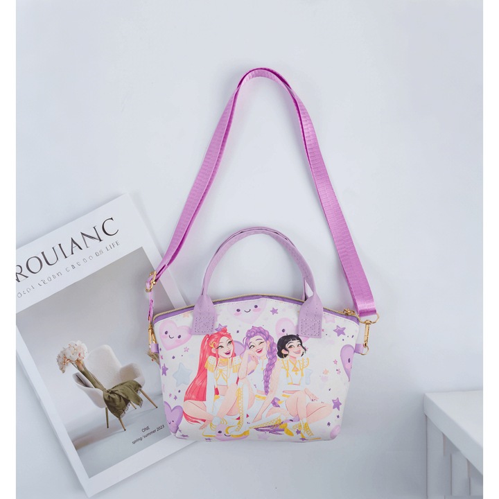 Gyerek kézitáska, Witcher Girls, többszínű, 04