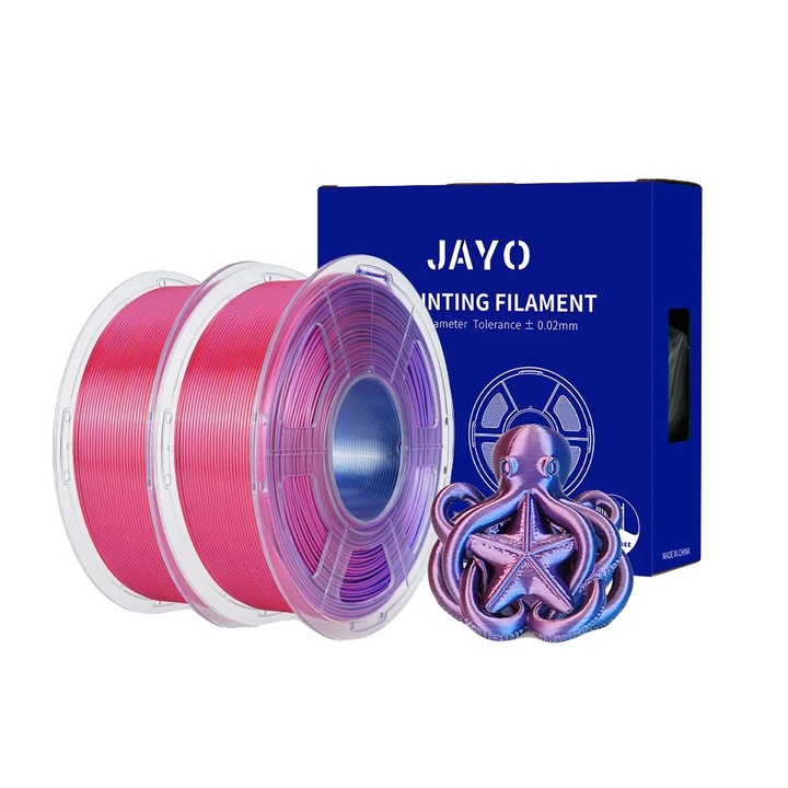 Filament 3D, PLA, 1.75mm, 1.1kg, rosu, set