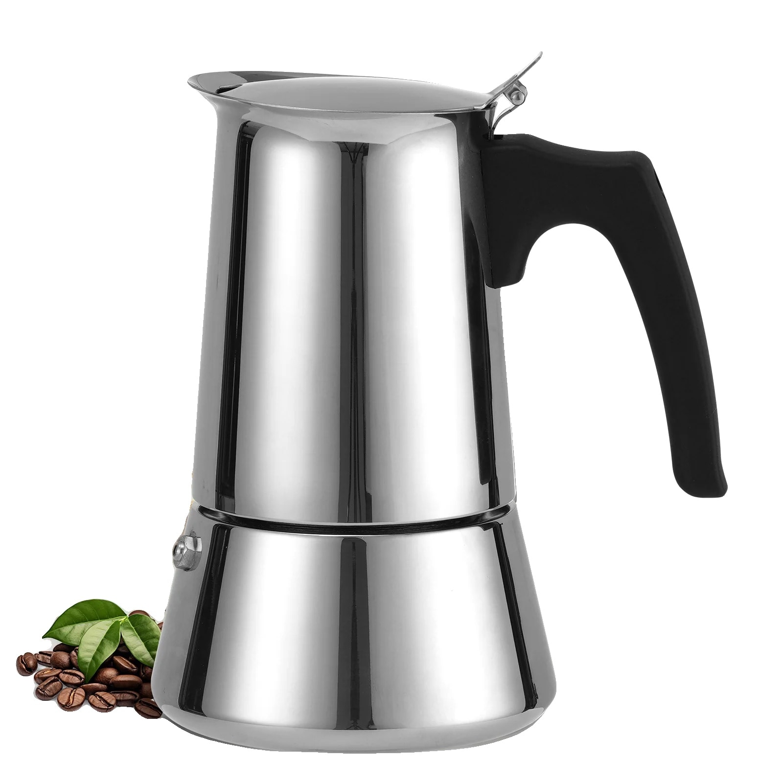 MOKA　6DMS✖︎15 8DMS✖︎3 Cafetiera Moka, 6 cesti, 300ml, inox, design elegant - eMAG.ro