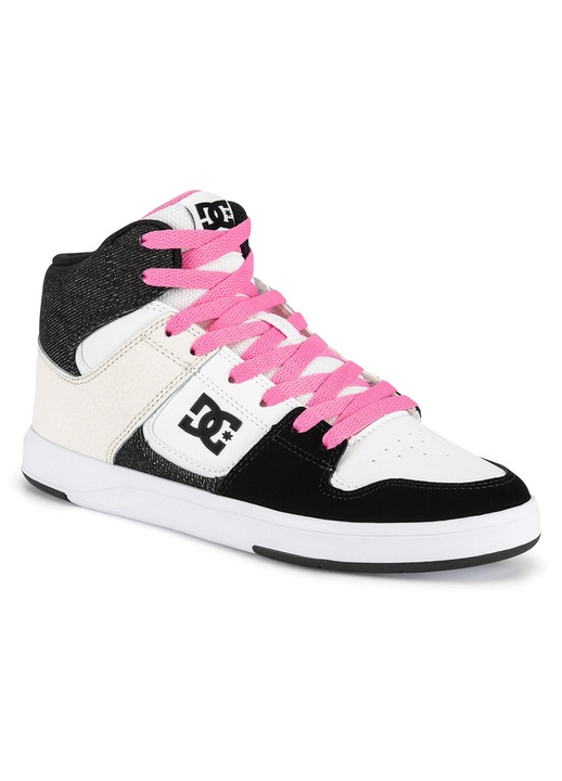 Tenisi dama, DC Shoes, piele naturala, bej/negru, 37 EU