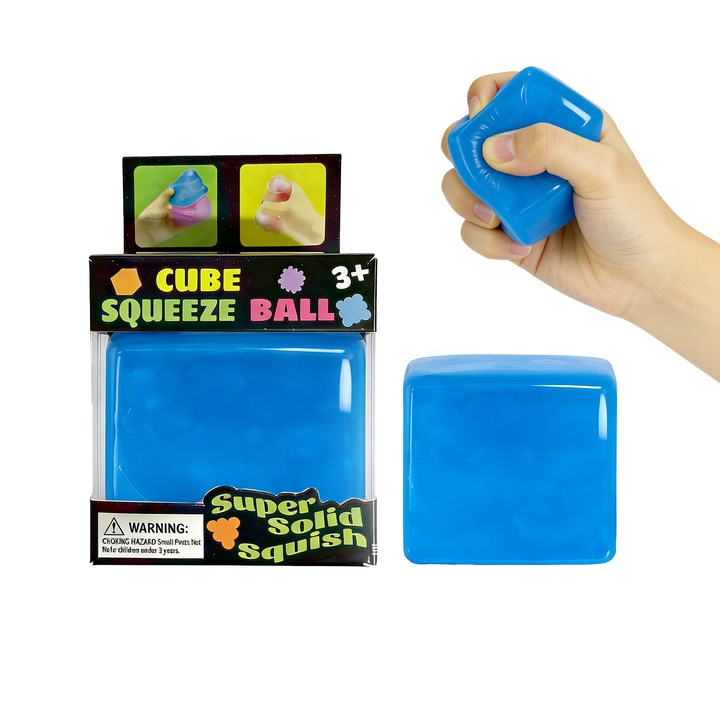 Interaktív játék gyerekeknek, mini stresszoldó játék, hordozható, kék