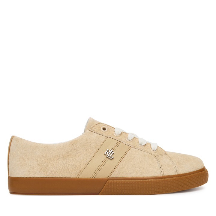 Noi tornacipo, Lauren Ralph Lauren, termeszetes bor, bezs, szintetikus anyag, Bézs, 35