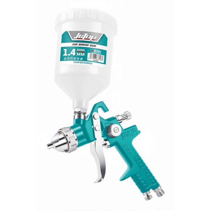 Festőpisztoly, 1, 4 mm-es fúvóka, 600 ml, JCTOP / ZTS8925