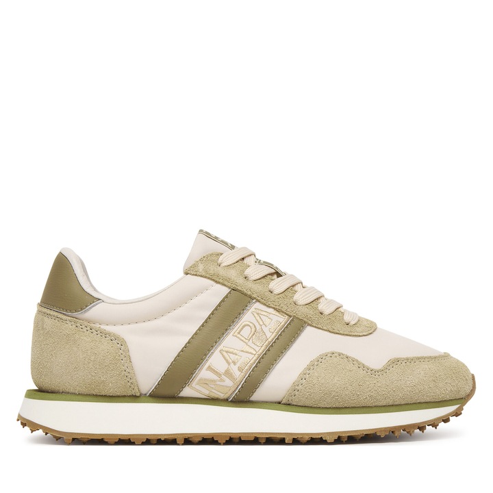 Női tornacipő, Napapijri, természetes bőr, szürke