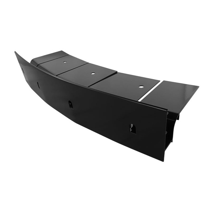 Profil de stresina din aluminiu W30, pardoseala ventilata, profil arcuit cu decupaj 200 cm, grafit, Renoplast