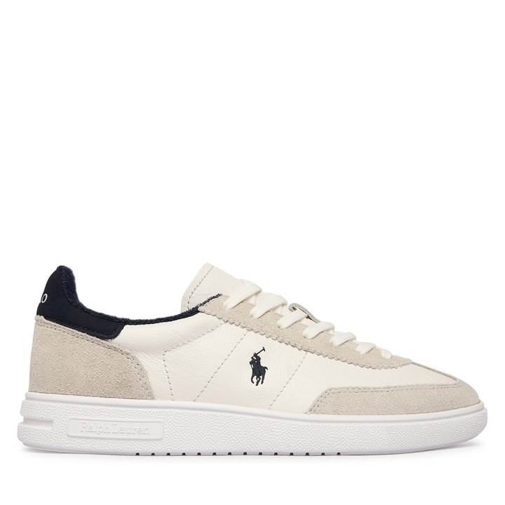 Unisex teniszcipő, Polo Ralph Lauren, 809P07173002, természetes bőr, fehér, 36 EU