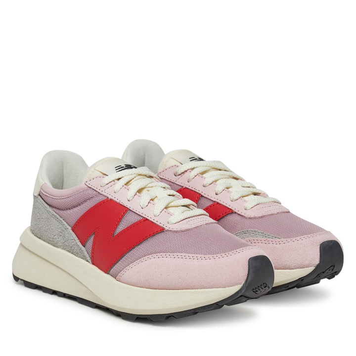 Tenisi dama, New Balance, piele naturala, roz, set de, Roz