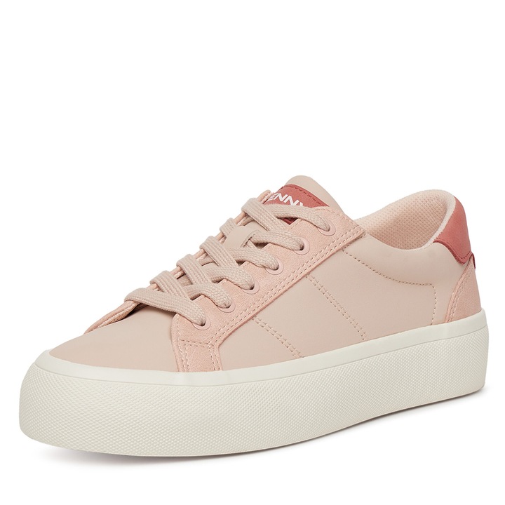 Női Jenny tornacipő, ökológiai bőr, rózsaszín