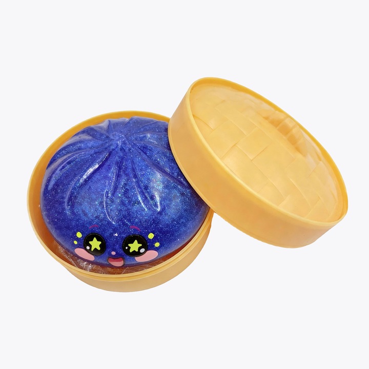 Gőzölt, formázható zsemle, kék, gyermekjáték