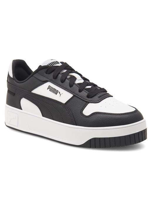 Tenisi dama, Puma, piele ecologica, negru/alb, 38 EU