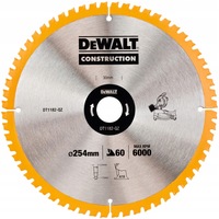 Disc de taiere DeWalt DT1182 254x30mm 60 dinti pentru lemn