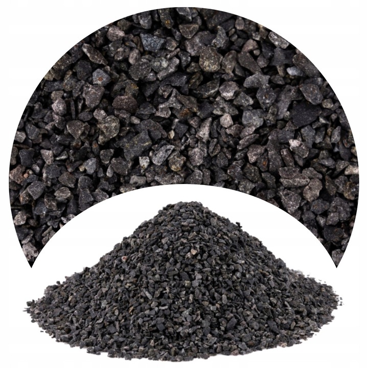 Substrat acvariu negru 2-3 mm bazalt 24 kg