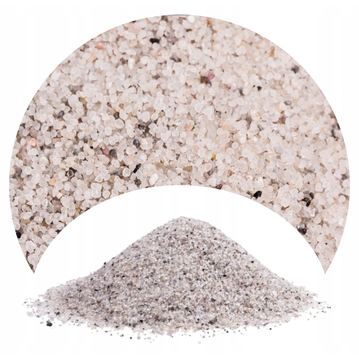 Substrat pentru acvariu 1-2 mm cuart gri 8 kg