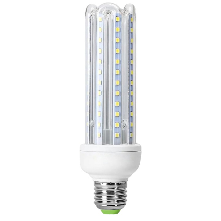 LED крушки, 21W, 6400K, комплект от 4 броя, U-образна форма, E27