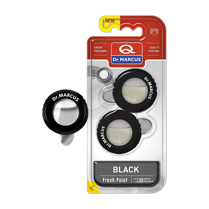 Odorizant auto Dr. Marcus FRESH POINT, parfum placut, design compact, 1 buc