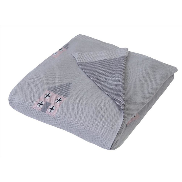 Бебешко одеяло, Лука, Бамбуков мотив, 80x100 см