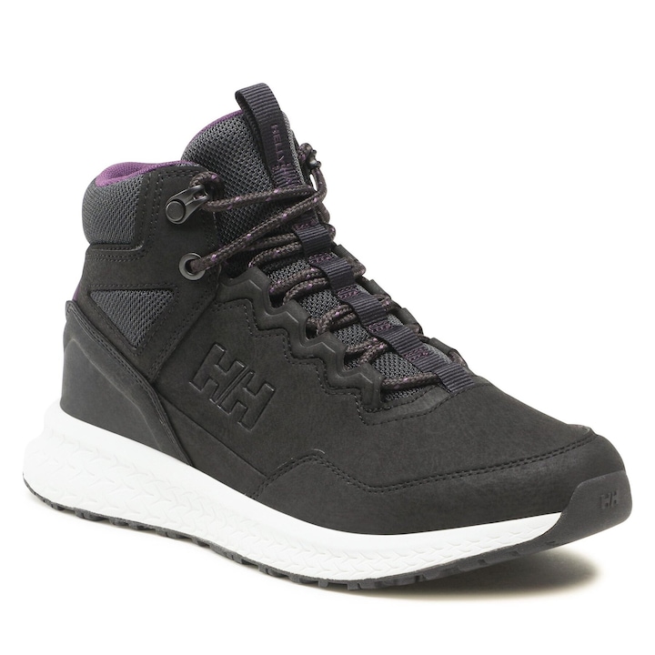 Női tornacipő, Helly Hansen, ökológiai bőr, fekete, kényelmes, tartós, 37.5 EU