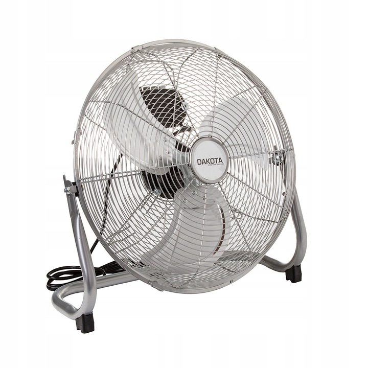 Ventilator de podea Mar-Pol Dakota M90101, 40cm, 90W, 3 viteze, argintiu, 510x200x510mm