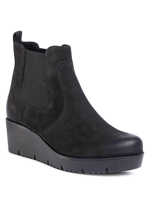 Botine dama, Lasocki, piele naturala, negre, 38 EU