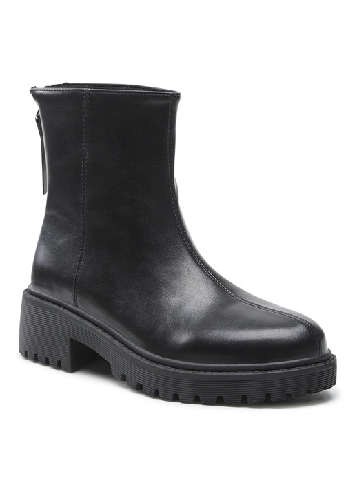 Botine de dama, Jenny Fairy, piele ecologica, negru, 38 EU, 38 EU