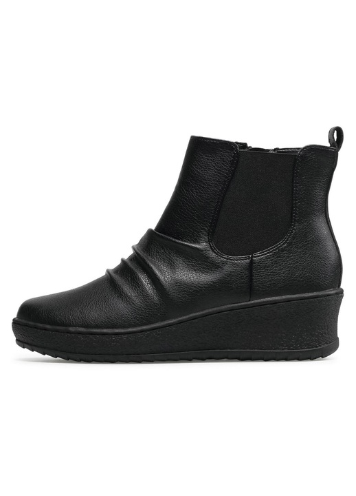 Botine pentru femei, Clara Barson, piele ecologica, negru, 38 EU