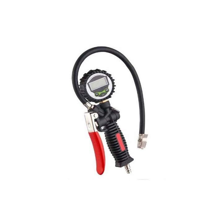 KD1366 LCD nyomásmérő pisztoly, 0-8 bar, 40 cm, komplett készlet