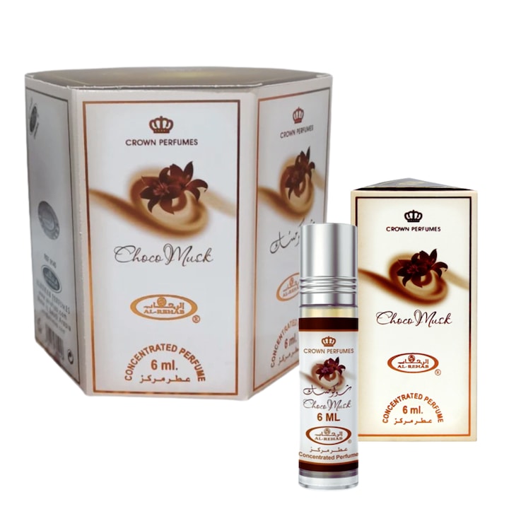 Set 6 parfumuri arabesti dama in ulei AI-Rehab, 6ml