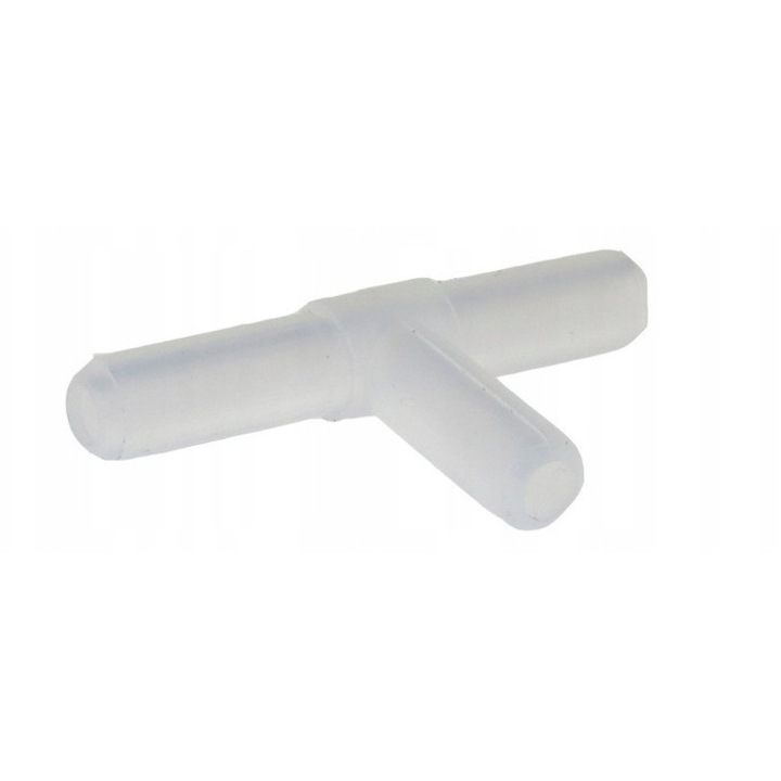 Conector in T pentru furtun 4/6 mm, plastic