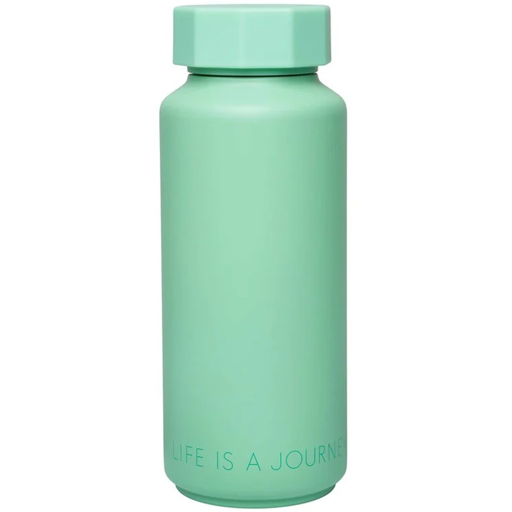 Termos Life is a Journey, Metal, Turcoaz, 500 ml