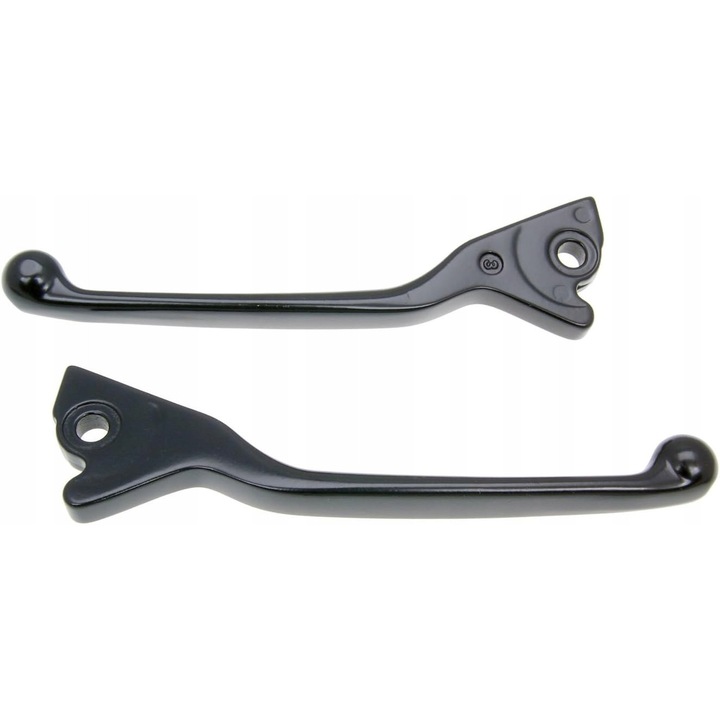 Set dublu manete frana pentru Vespa GTS, negru, design retro