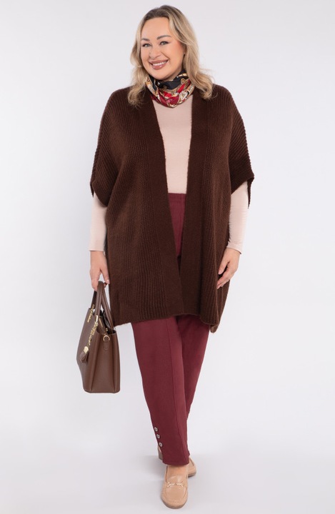 Pantaloni lungi visini cu buzunare