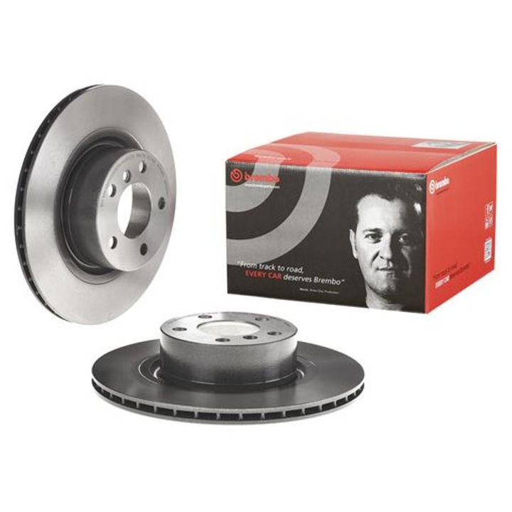 Tarca de frana Brembo 09.B569.11, 5 gauri, 330x71,2mm, pentru osul din spate
