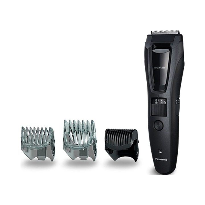 Trymer pentru corp, barba si par ER-GB62, 39 lungimi, 3 piepteni, 0,5-20mm, negru, 180x52x43mm