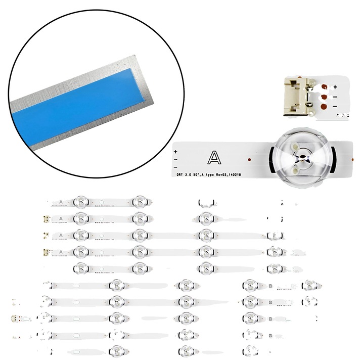 LED осветителни ленти, 6V, 1м, енергийно ефективни, издръжлив дизайн