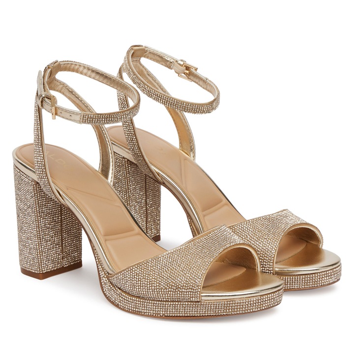 Sandale Aldo, auriu, piele ecologica, Auriu