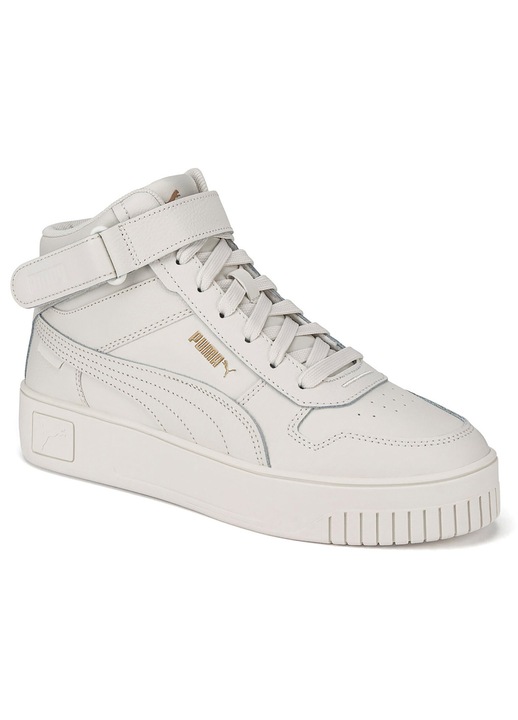 Tenisi dama, Puma, piele naturala, alb, sistem inchidere Velcro