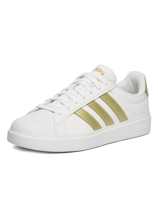 Női cipők, Adidas, textil, arany/fehér