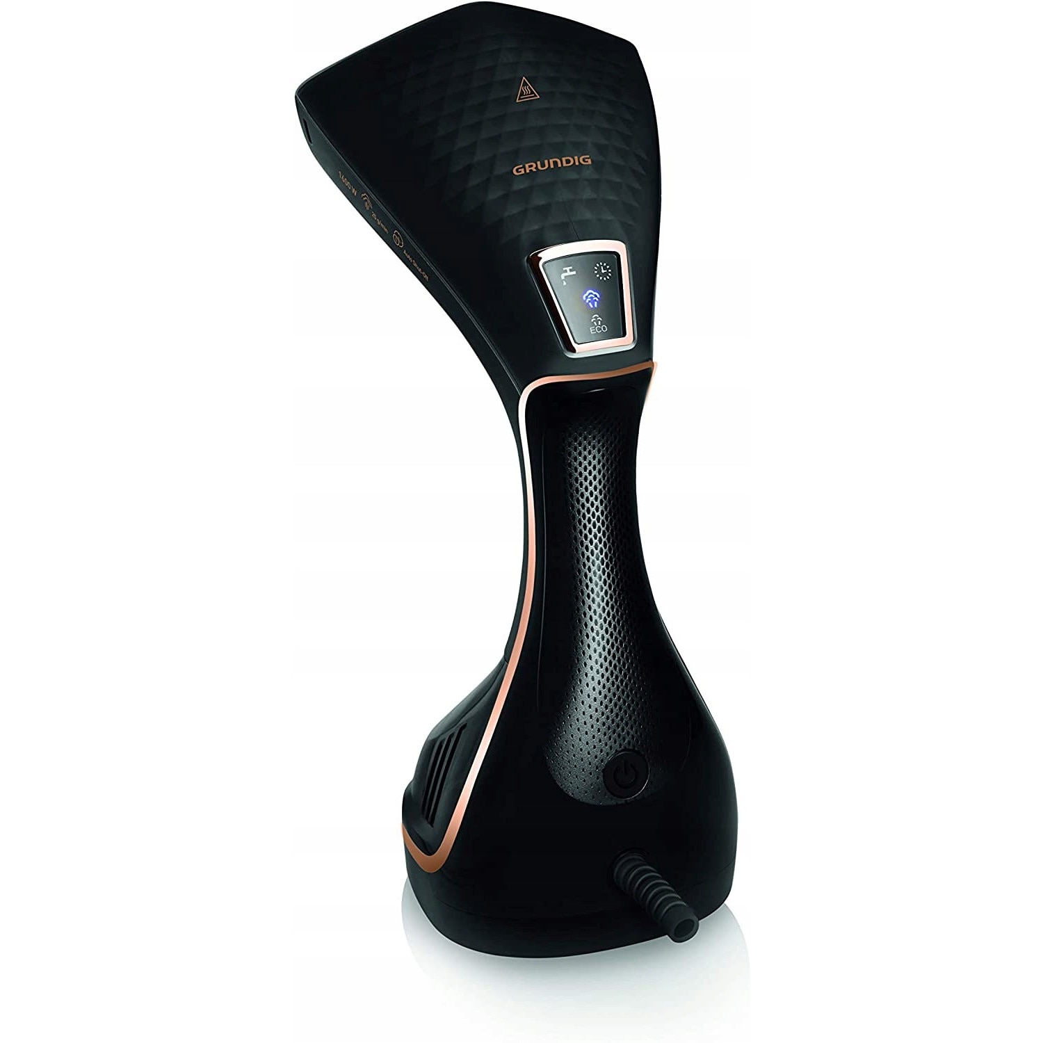 Perie de abur Grundig ST 7950, 1600 W, ceramica, neagra/cupru, 230 ml