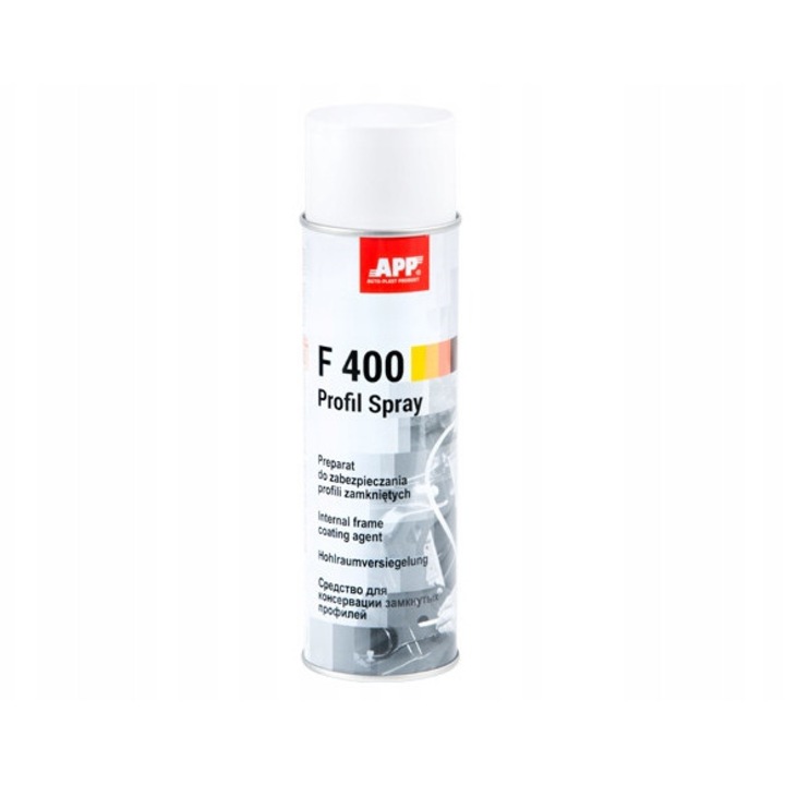 Spray zárt profilok karbantartásához APP F400 PROFIL 500ml színtelen