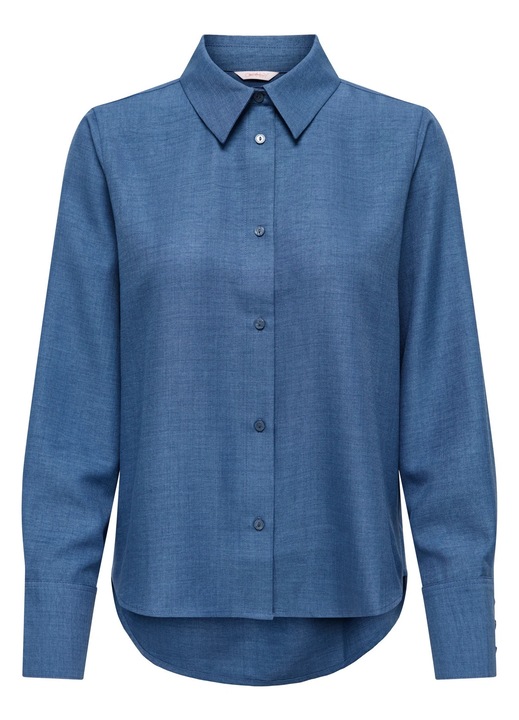 Camasa dama, Only, ONLBETTY MELLI, albastru, material textil