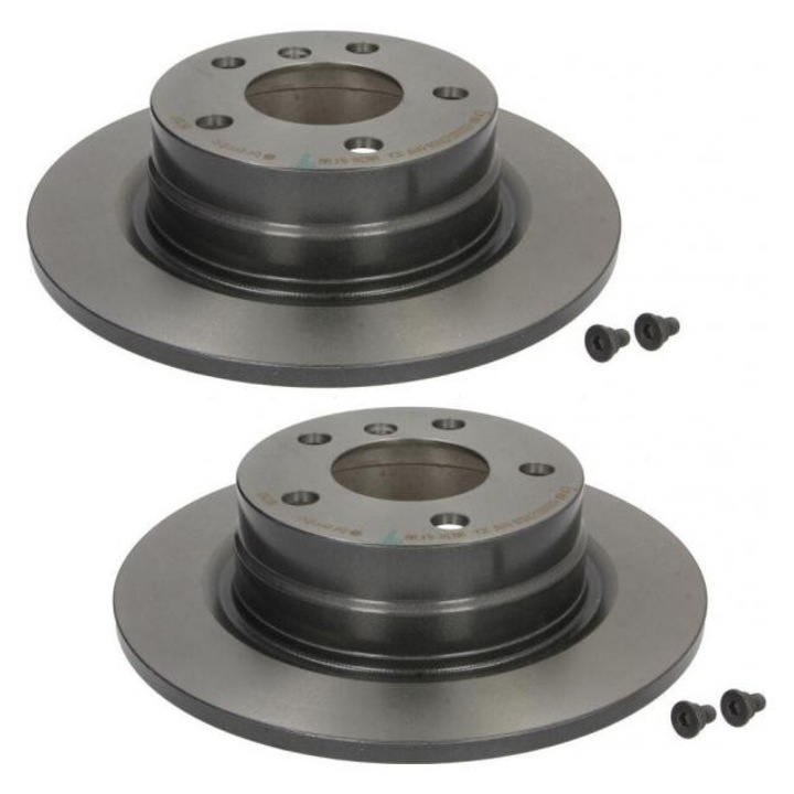 Disc de frana Brembo 08.C115.11, 290x66mm, 5 gauri, cu suruburi, pentru BMW 1 si 2