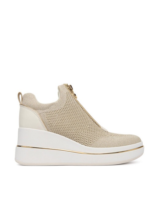 Tenisi dama, Michael Michael Kors, bej, textil, sistem inchidere fermoar