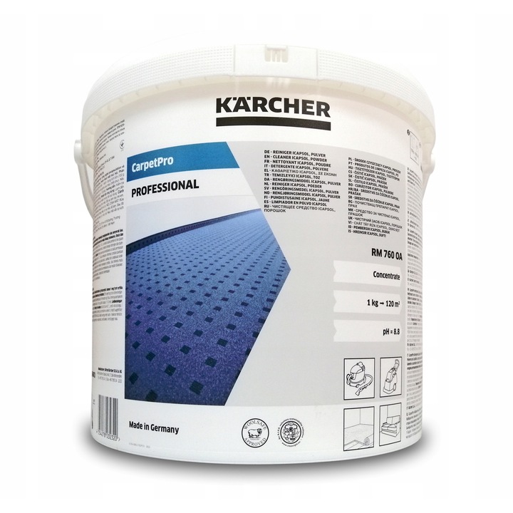 Pudra de curatare covoare CarpetPro RM 760 OA, 10 kg, fara clatire