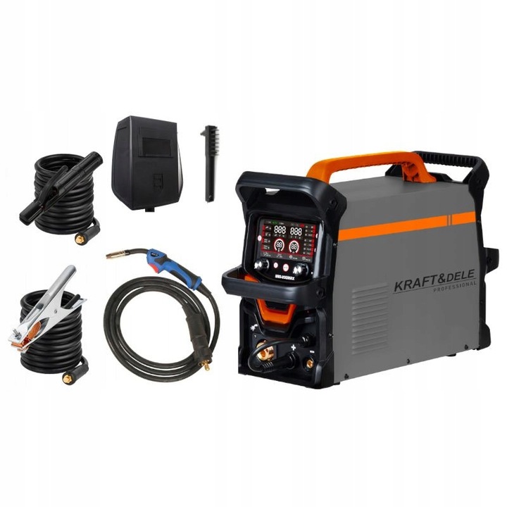 Aparat de sudura MIG/FLUX/MMA/LIFT TIG, 255A, KRAFT&DELE KD3422, 230V, set complet