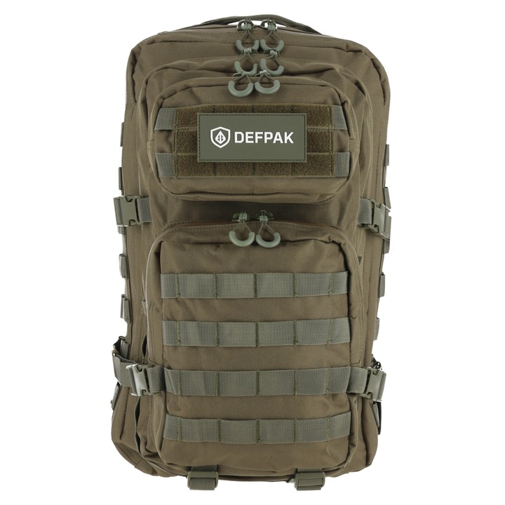 Rucsac tactic, Ranger, 36 L, verde oliv, 2 compartimente principale, compatibil MOLLE/PALS
