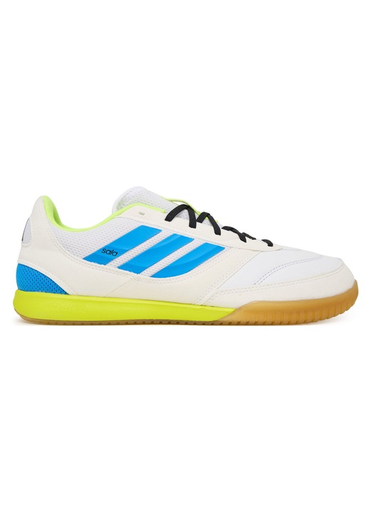 Pantofi de fotbal barbati Adidas, piele naturala, alb