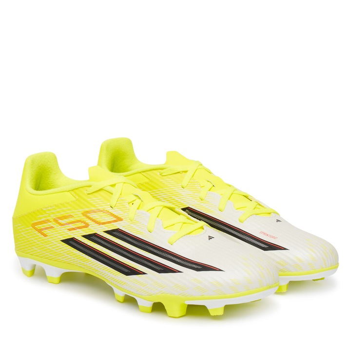 Мъжки футболни обувки, Adidas, жълти, синтетичен и текстилен материал