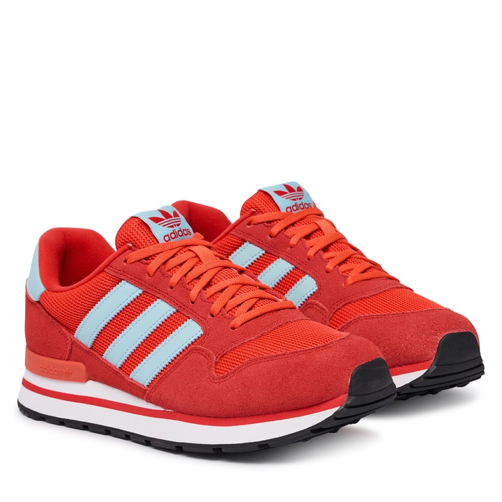 Női tornacipő, Adidas, természetes bőr, piros, kényelmes, 43 1/3 EU