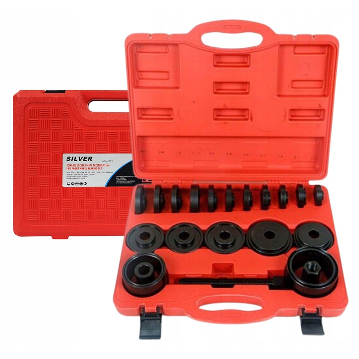 Set scule auto, SilverTools, 21 elemente, 56x88mm